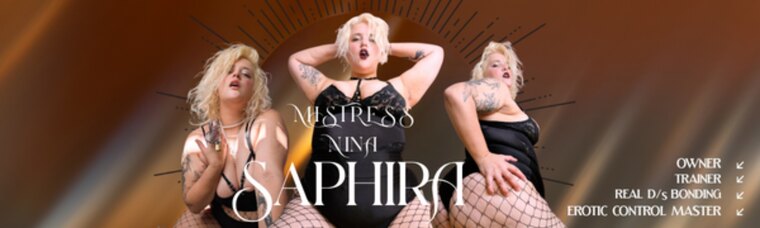 BDSM FEMDOM MISTRESS NINA SAPHIRA ⛓️ cover image