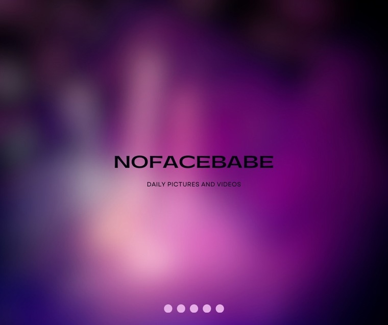 NoFaceBabe banner image