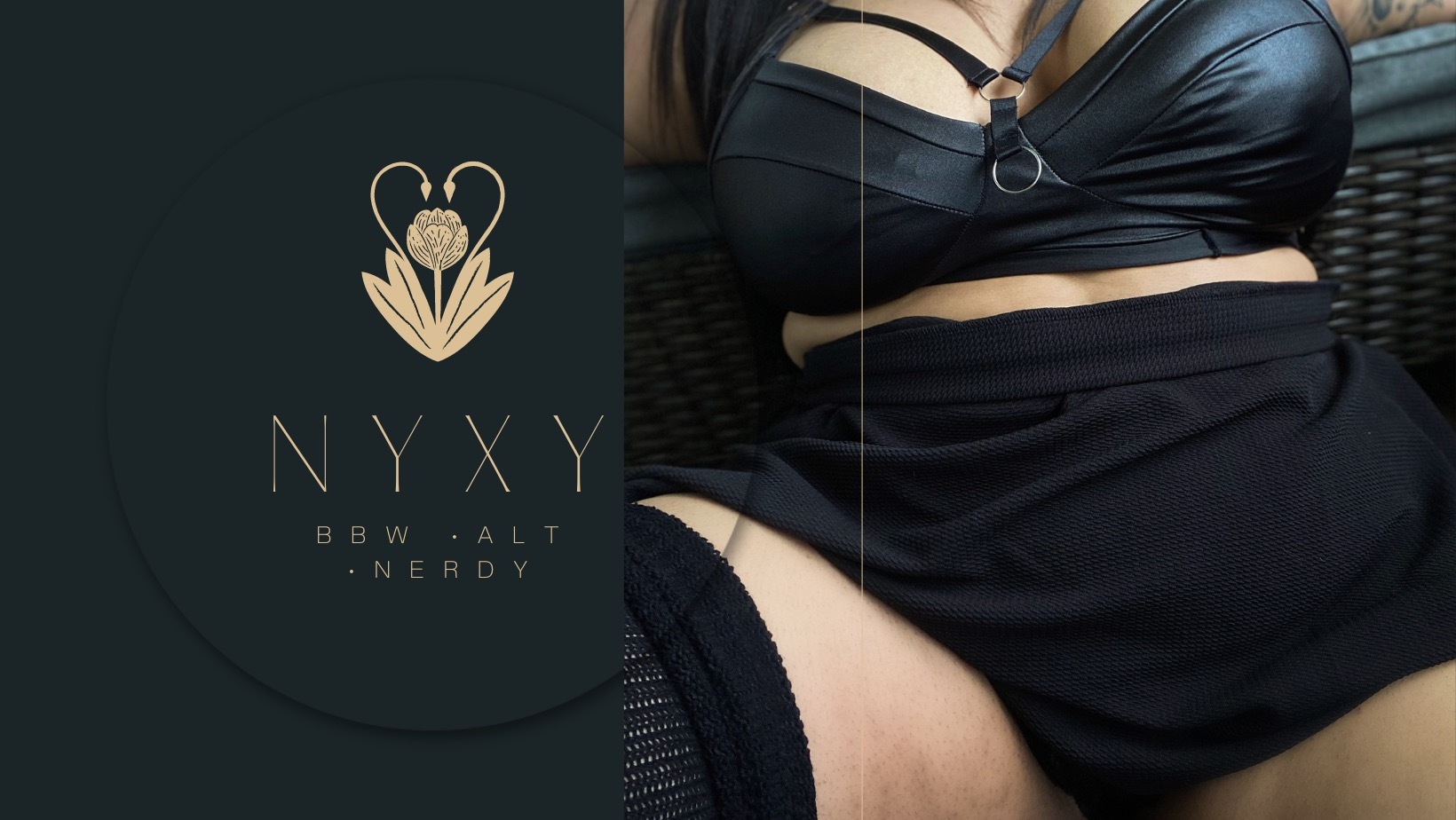Nyxy🖤 • Alt Bbw 🍑 banner image