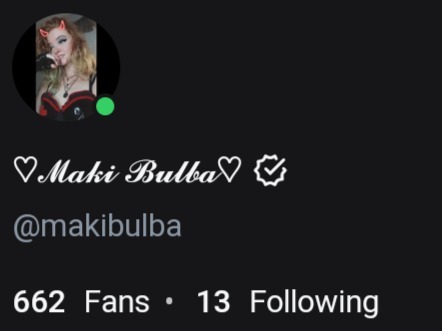 Follow @makibulba banner image