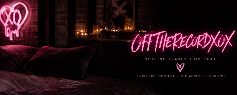 OFFTHERECORDXOX cover image