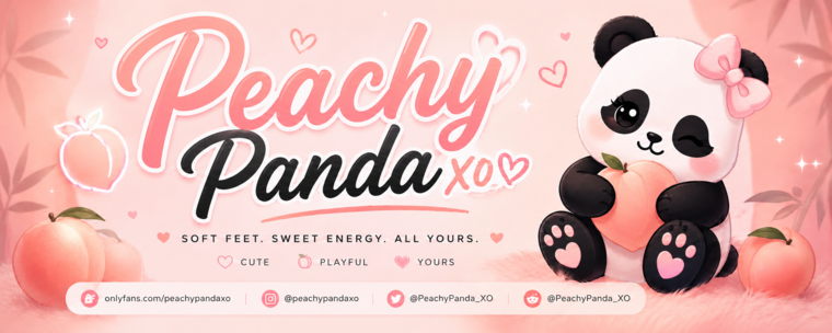 Peachy Panda XO banner image