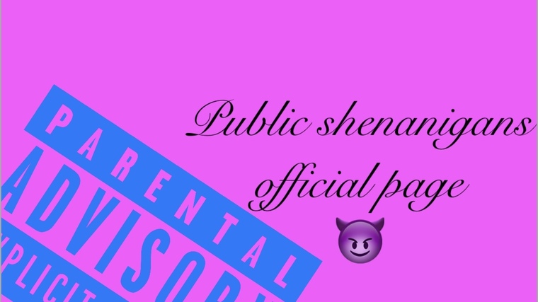 Public shenanigans 😈 cover image