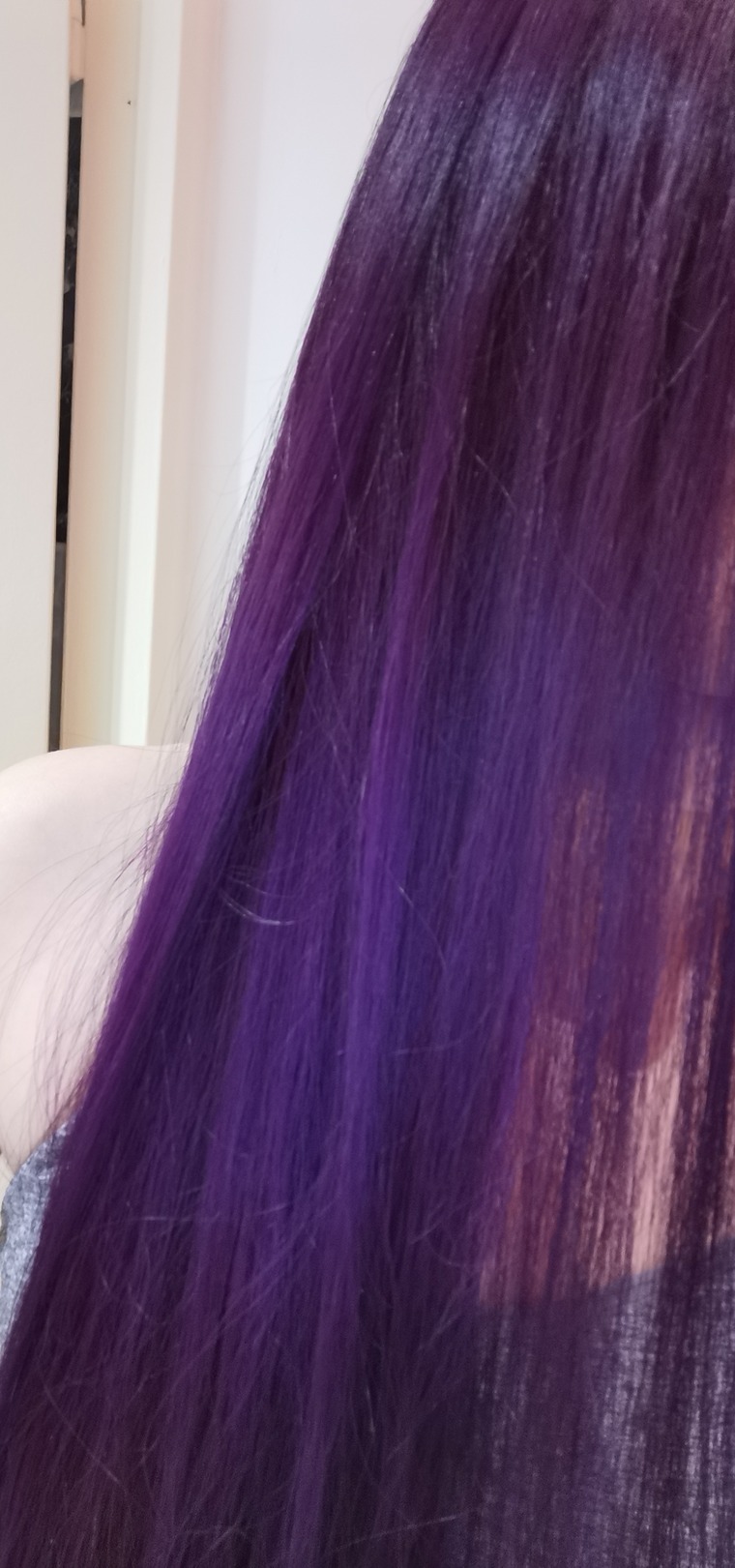 Purple hair girl cover image