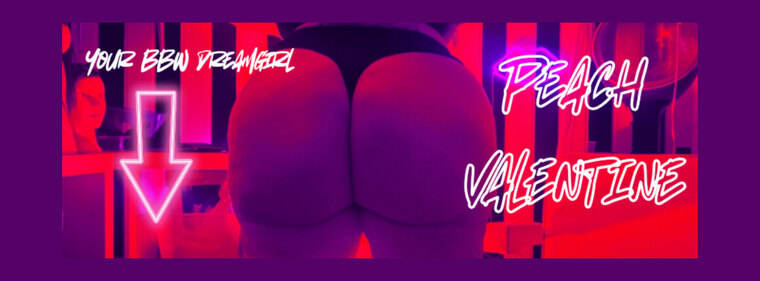 Peach Valentine banner image