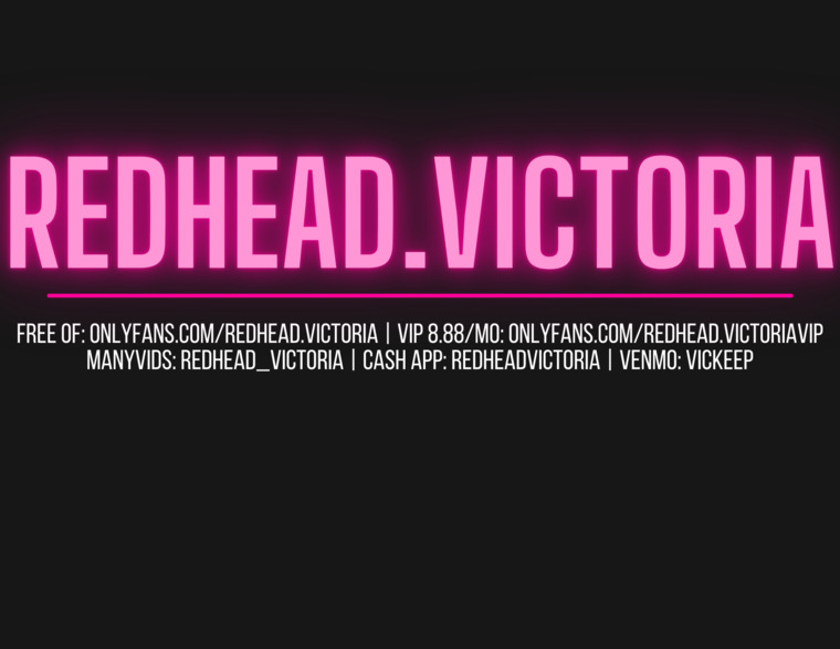 redhead.victoriaVIP banner image
