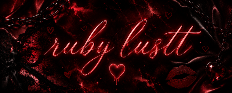 Ruby Lustt 🕷️🕸️🖤🍒♥️ cover image