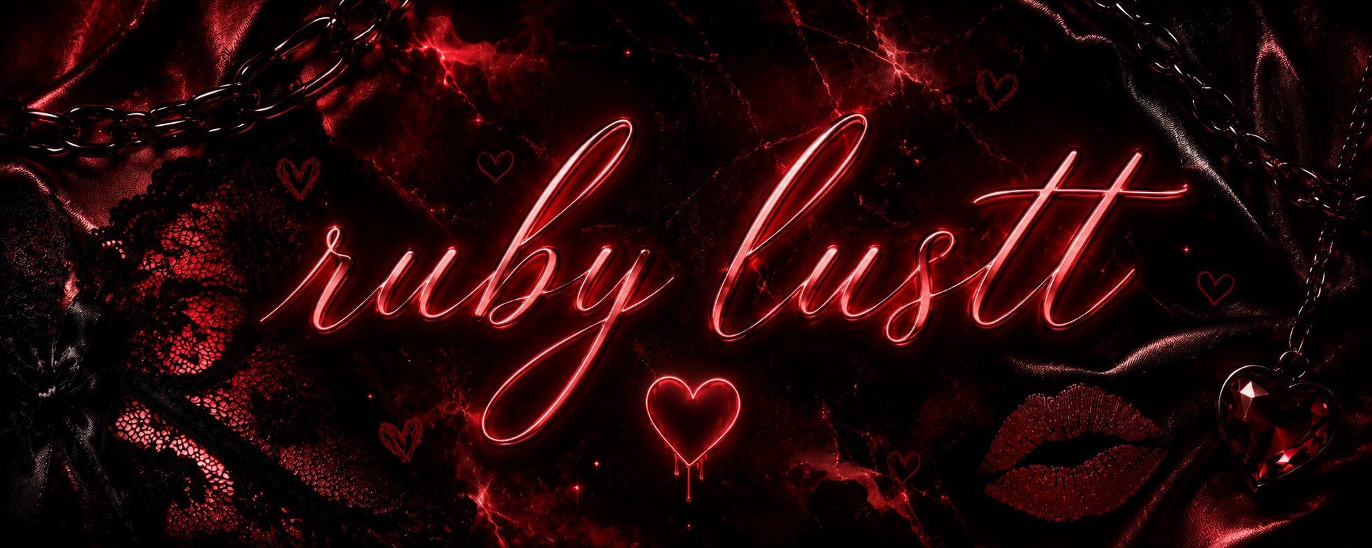 Ruby Lustt 🕷️🕸️🖤🍒♥️ banner image