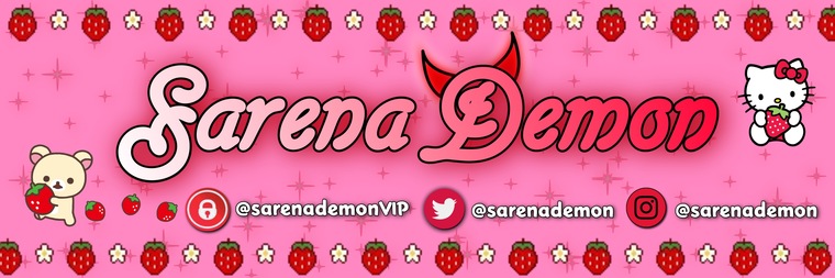 😈Sarena Demon😈 🌟VIP / NO PPV🌟 banner image