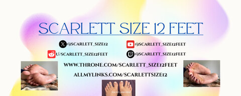 Scarlett Size 12 Feet cover image