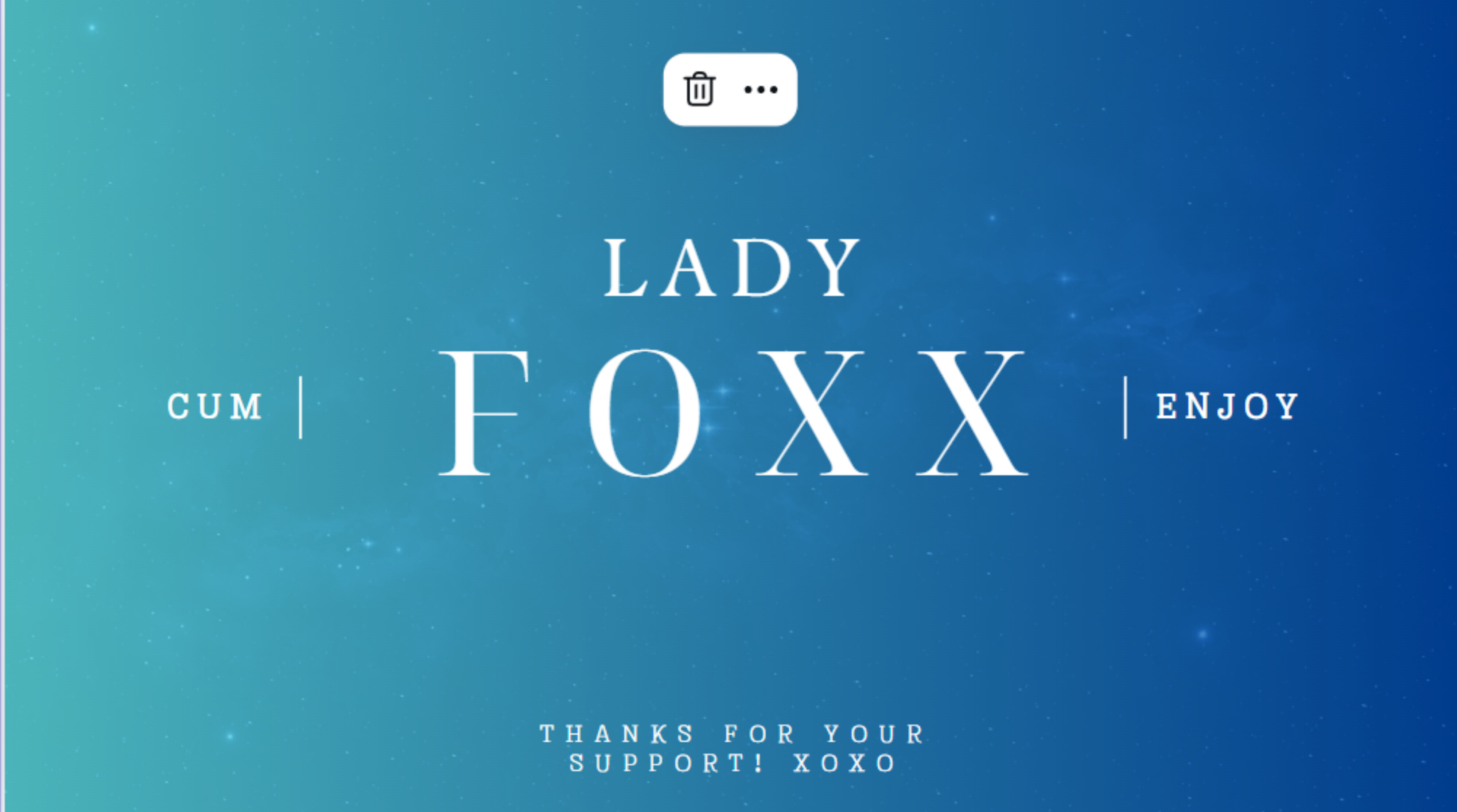Lady Foxx banner image