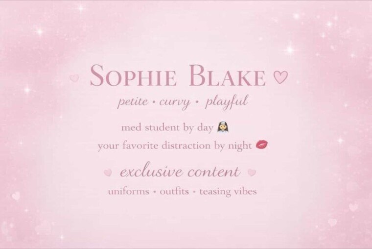 Sophie Blake banner image