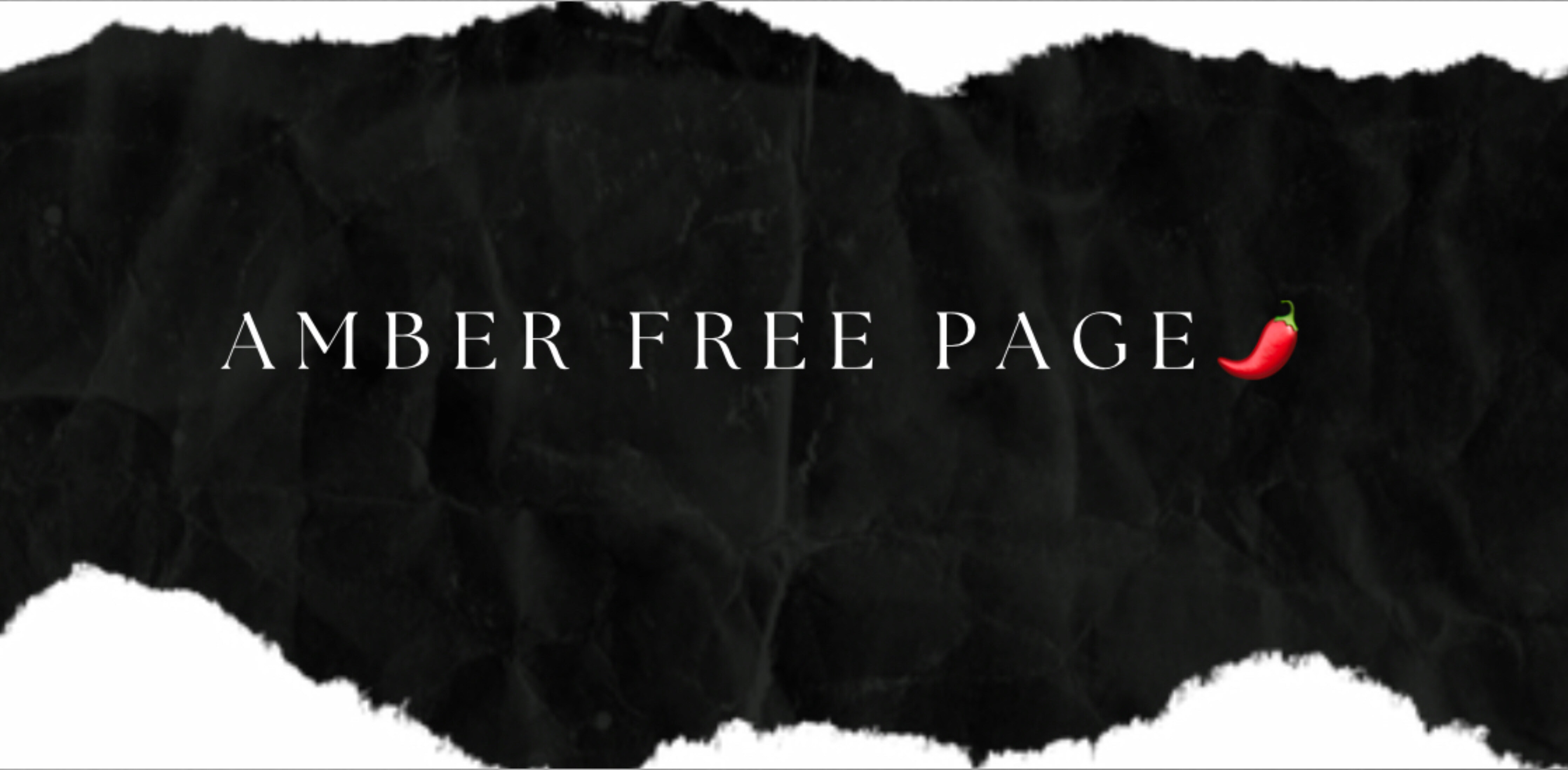 Amber FREE PAGE banner image
