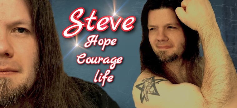 Steve HOPE COURAGE LIFE cover image