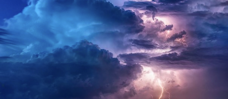 Stormy clouds cover image