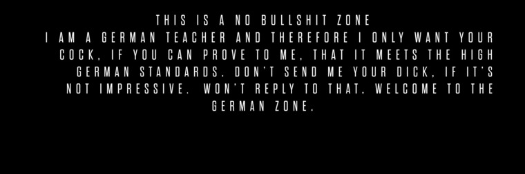The Strict German Teacher banner image