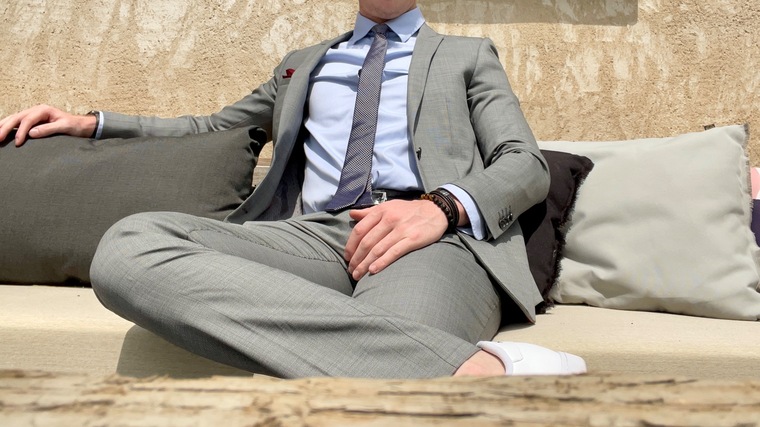 Suited boy banner image