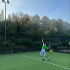 Tennis couple avatar