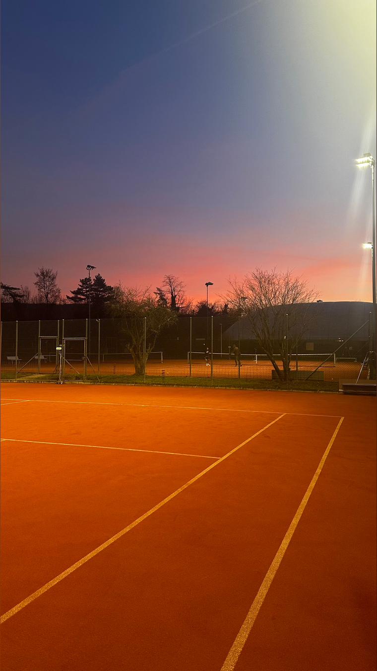 Tennis couple cover image