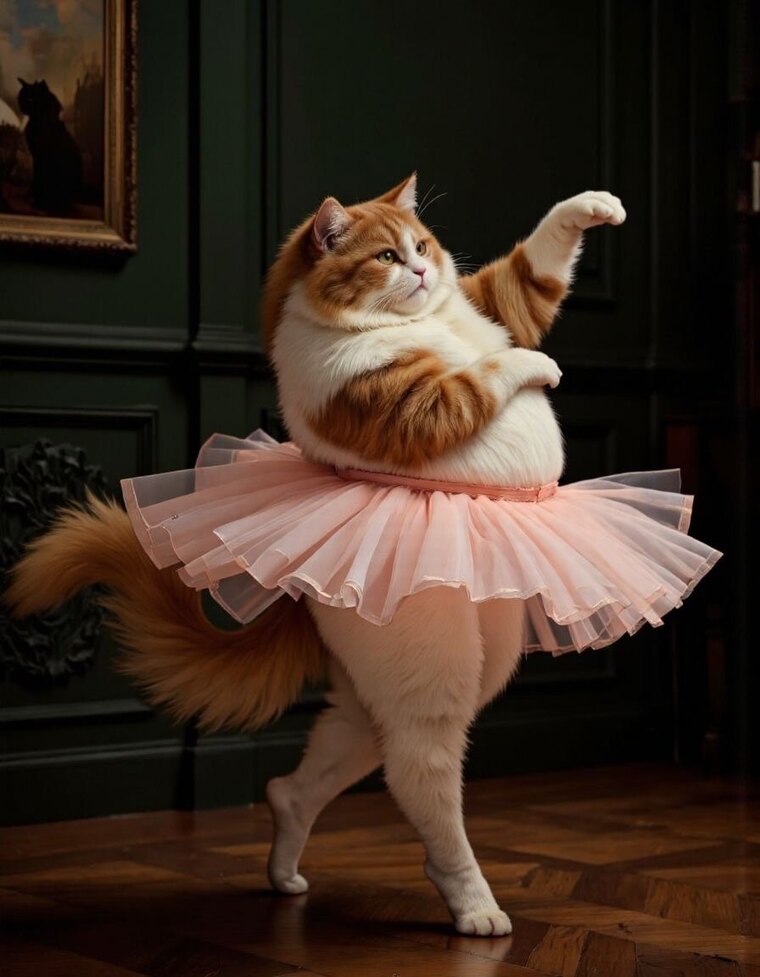 The dancing kitty girl cover image