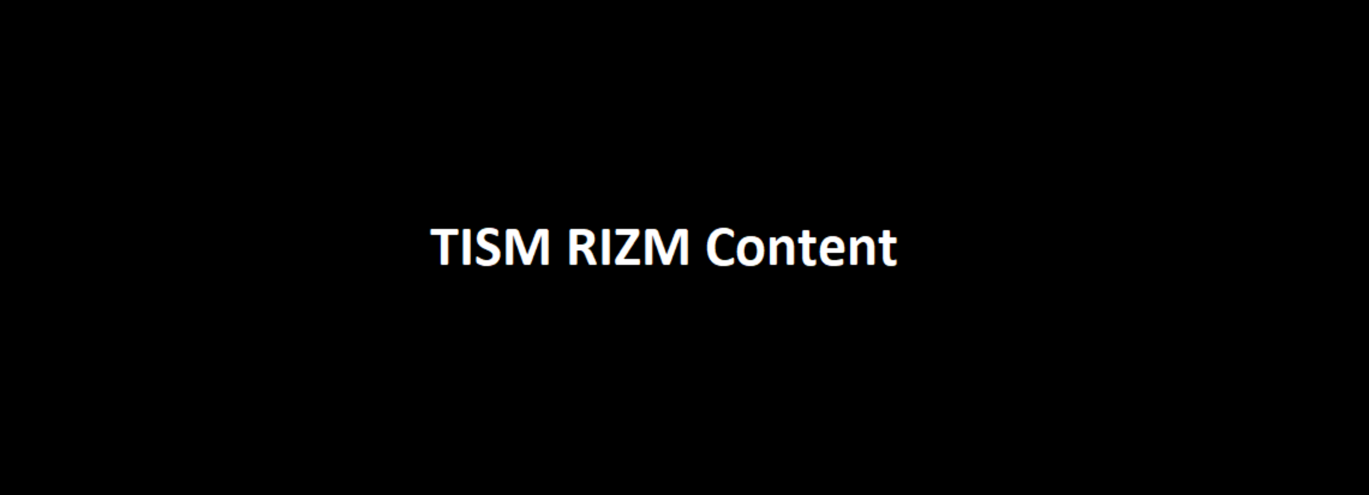 TismRizm banner image