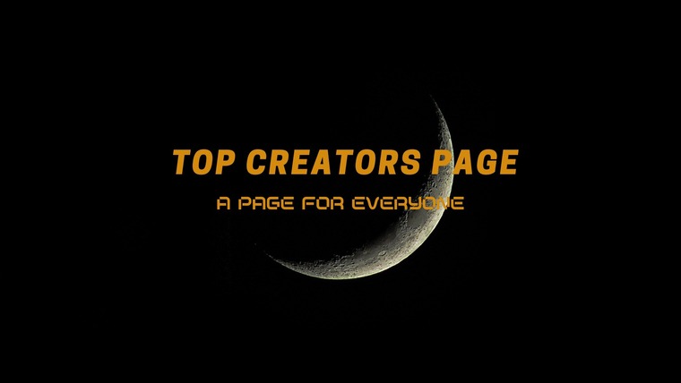 🚀 31k TopCreatorsPage 🚀 by Slimboygr cover image