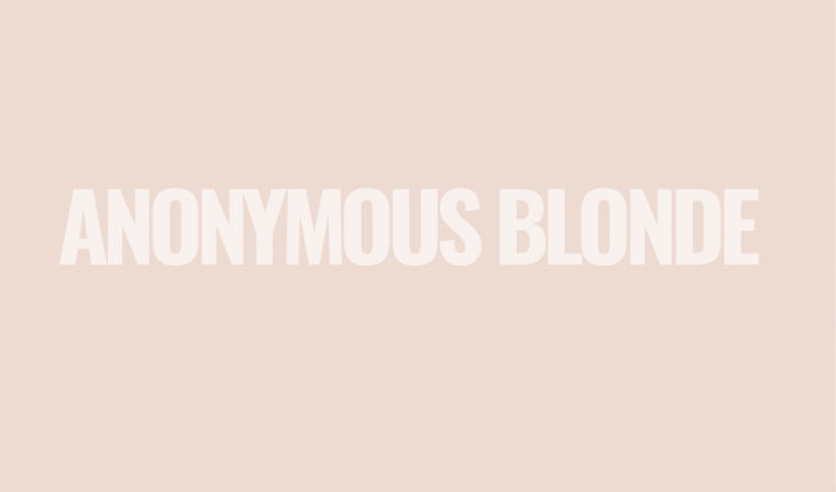 Anonymous Blonde cover image