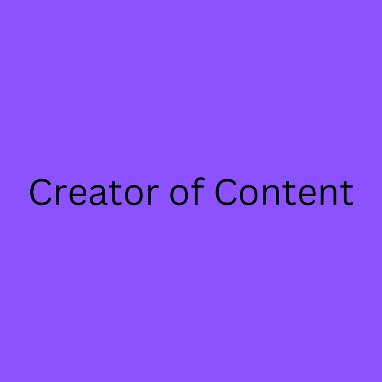 Creator of content banner image