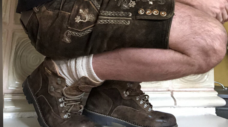 German straight worker guy banner image