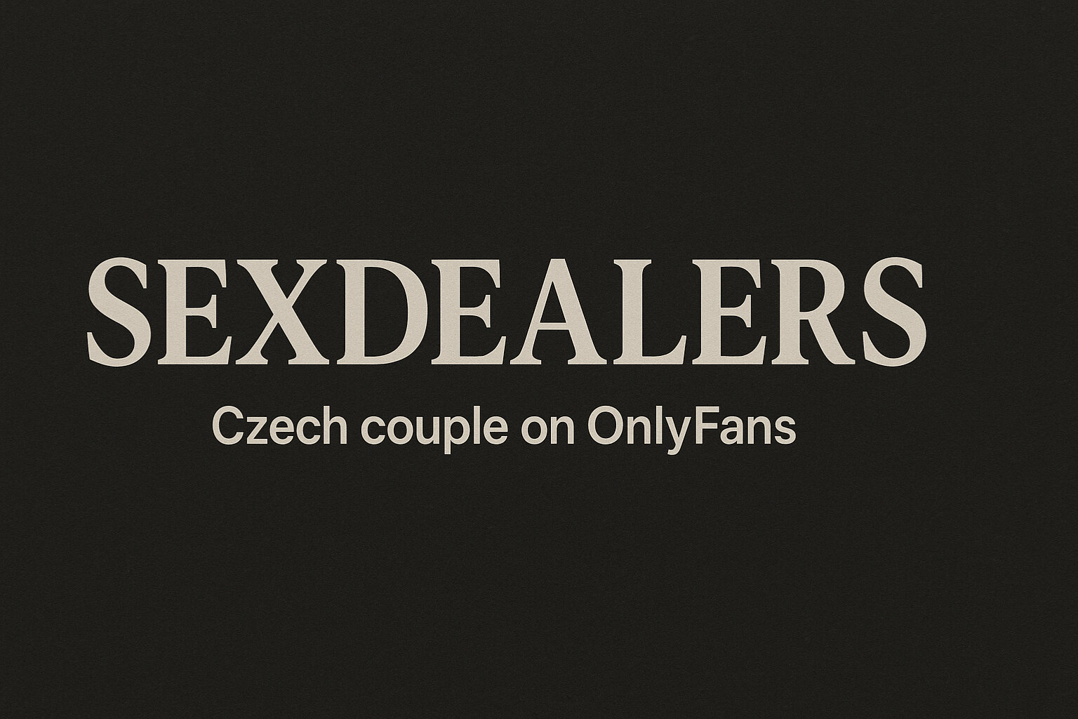 SexDealers banner image