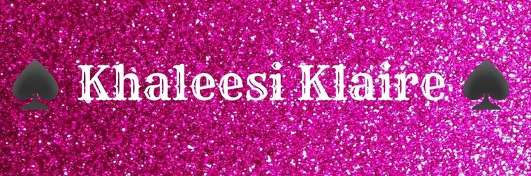 Khaleesi Klaire banner image