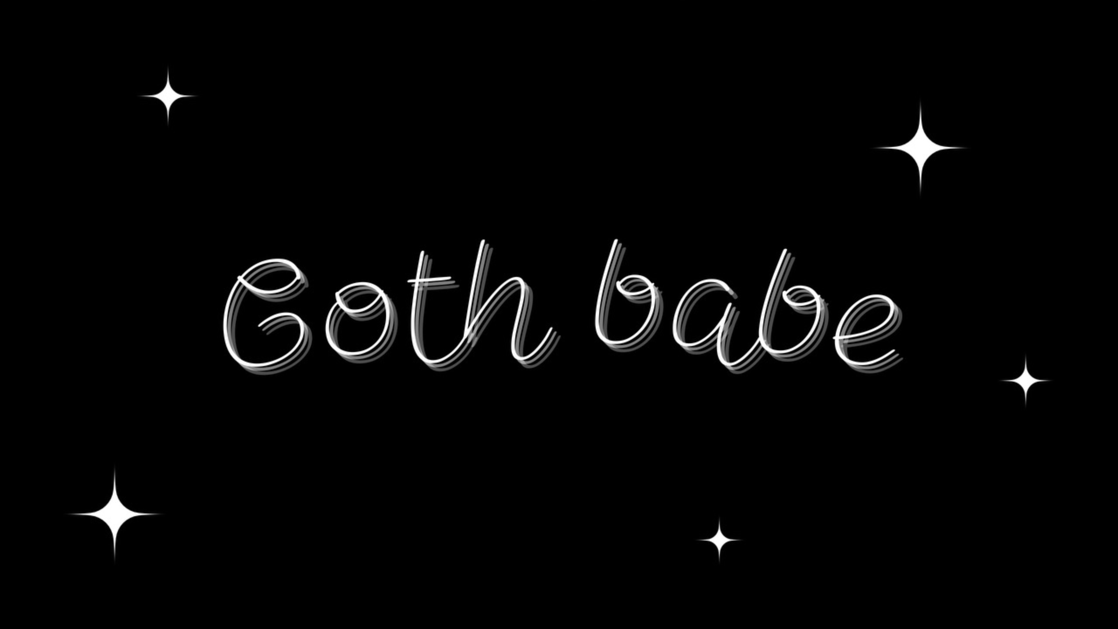 Goth Babe 🖤 banner image