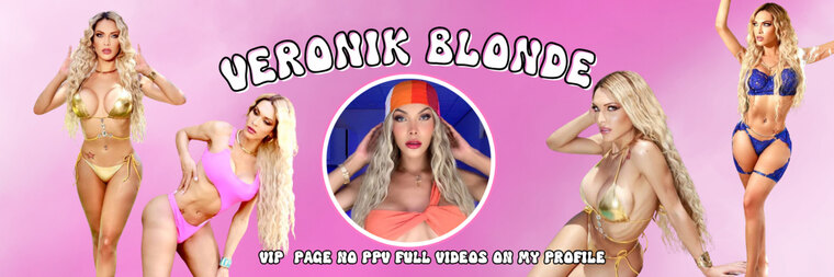 🍑Veronik Blonde🍆 NO PAY - PER -VIEW 🆓 cover image