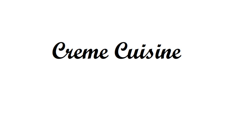 Creme Cuisine cover image