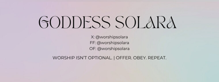 GODDESS SOLARA banner image
