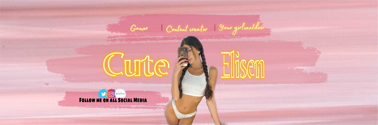 Elisen⭐️ your petite girlnextdoor 🩵🤍 banner image